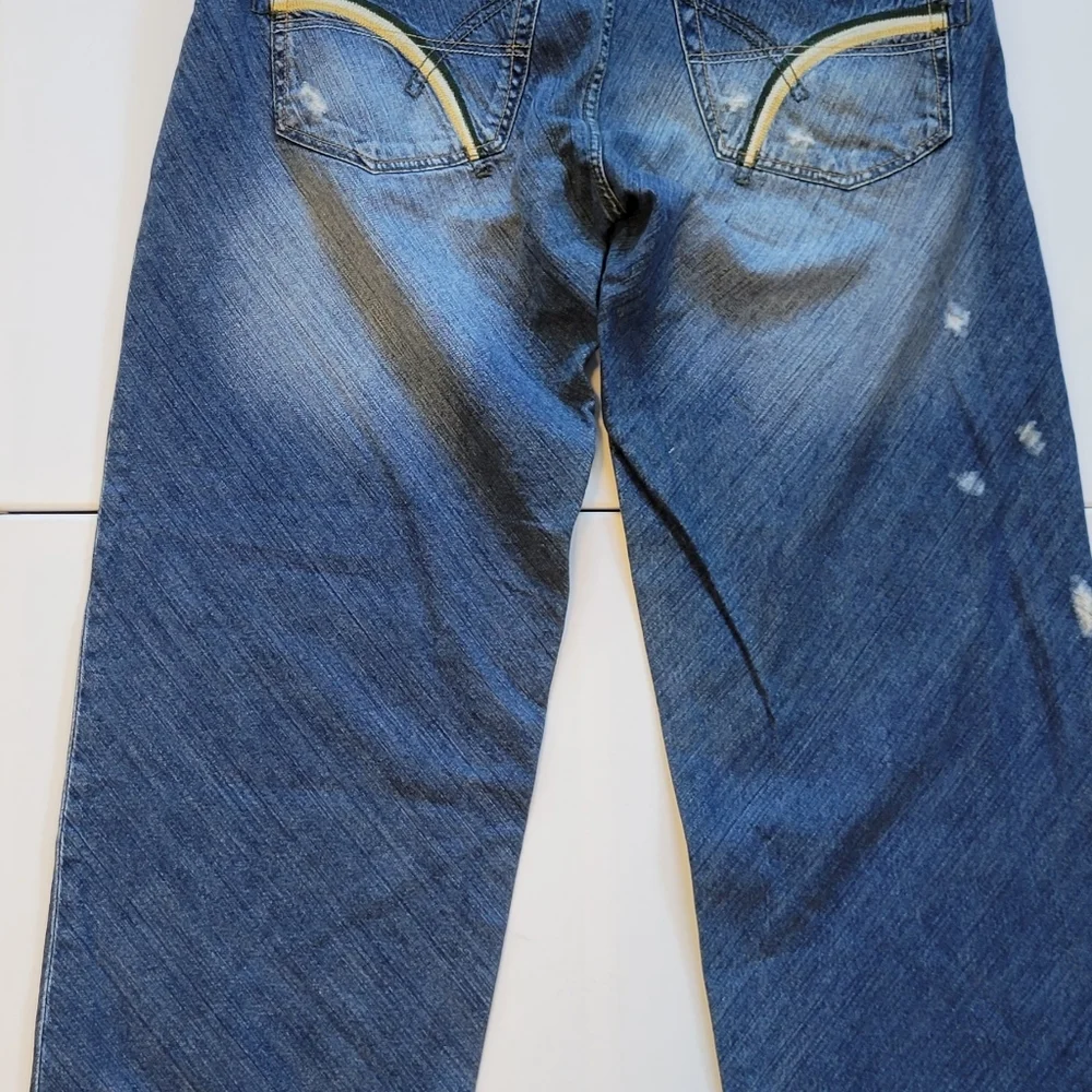 Pepe Jeans Vintage Baggy Denim Raised Stitching. Mens 34/32